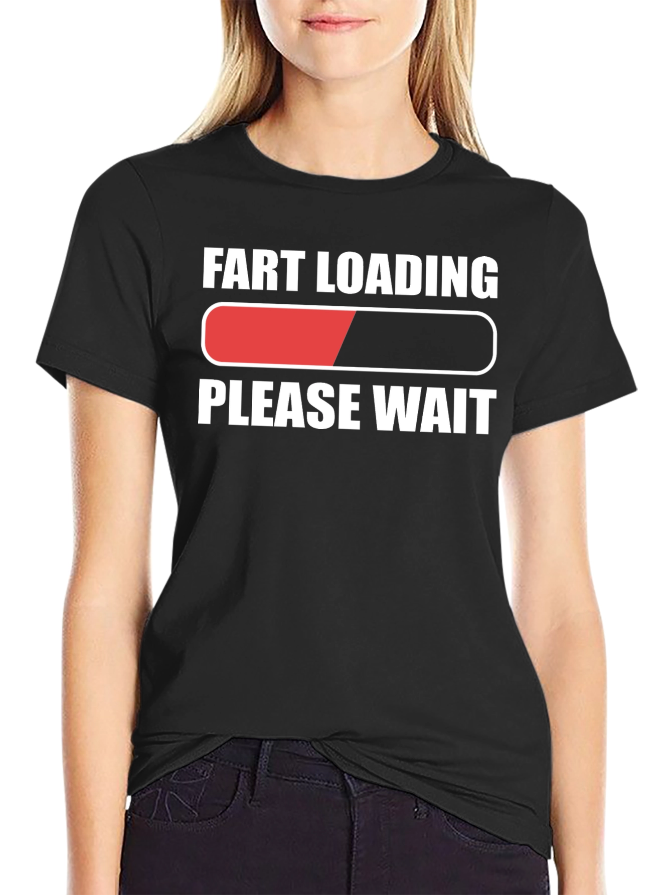 Camiseta Negra Fart Loading
