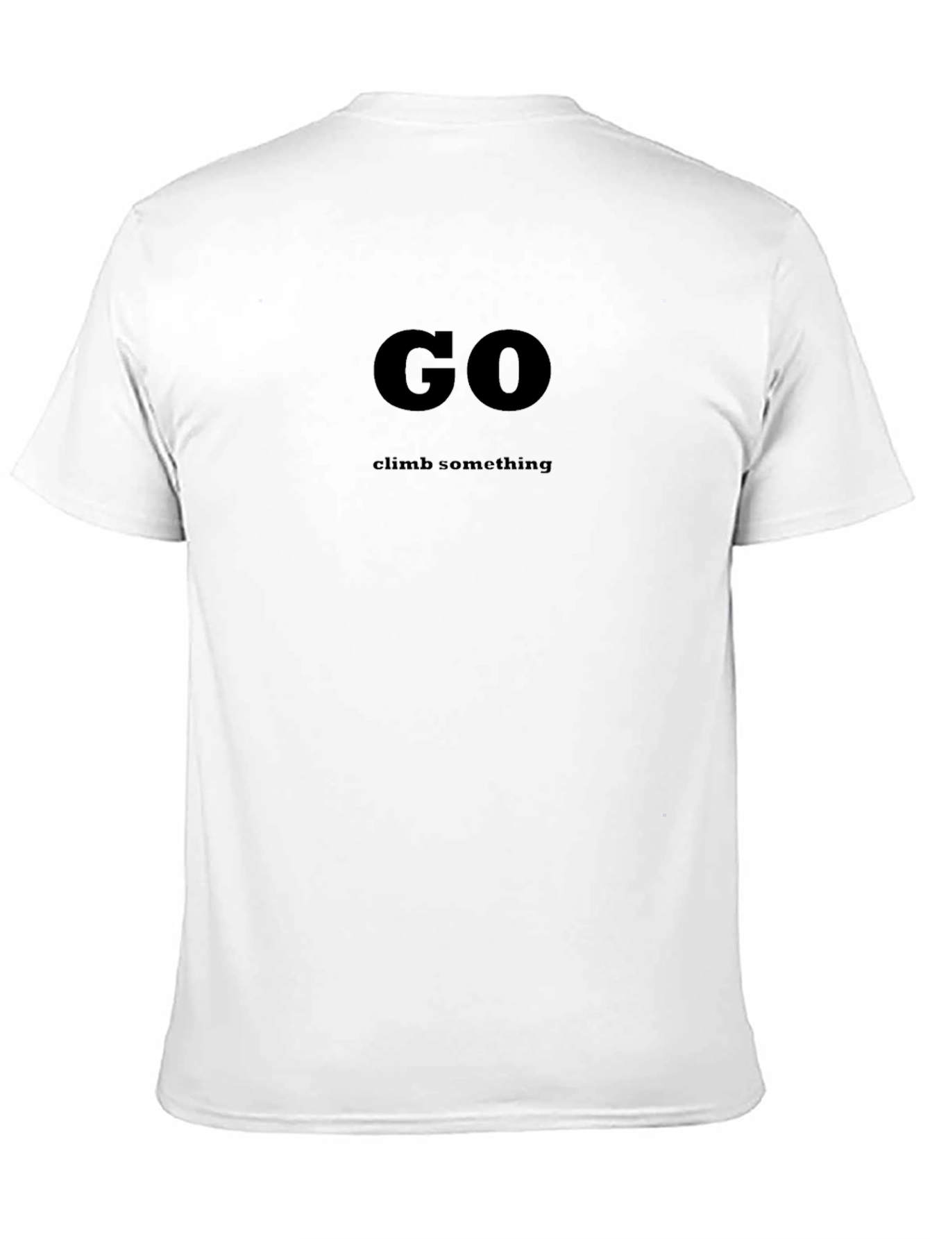 Camiseta Negra: ¡Ve a Escalar!
