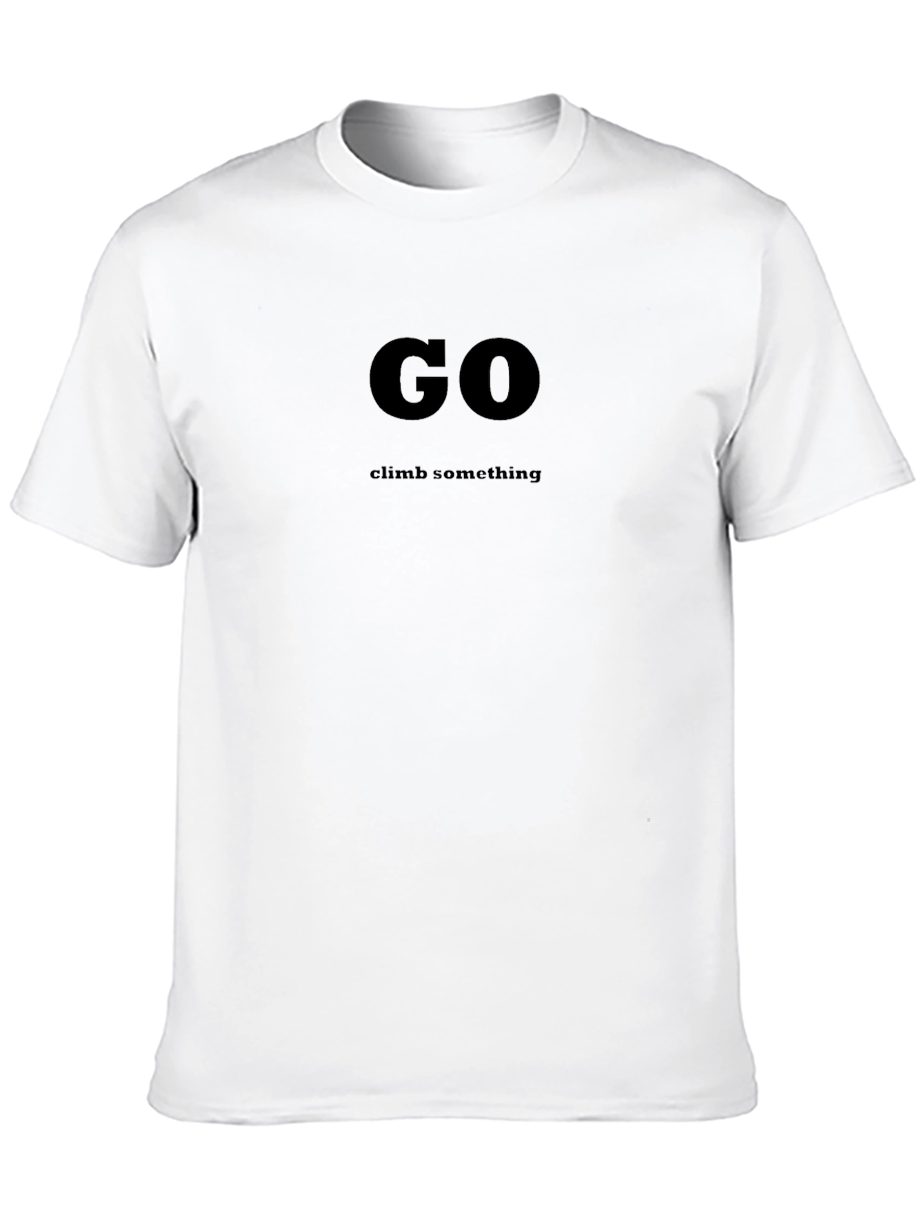 Camiseta Negra: ¡Ve a Escalar!