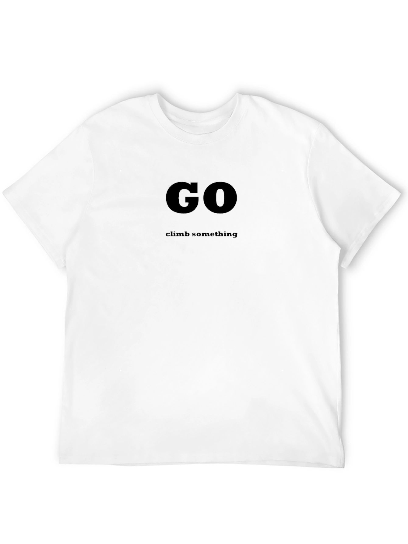 Camiseta Negra: ¡Ve a Escalar!
