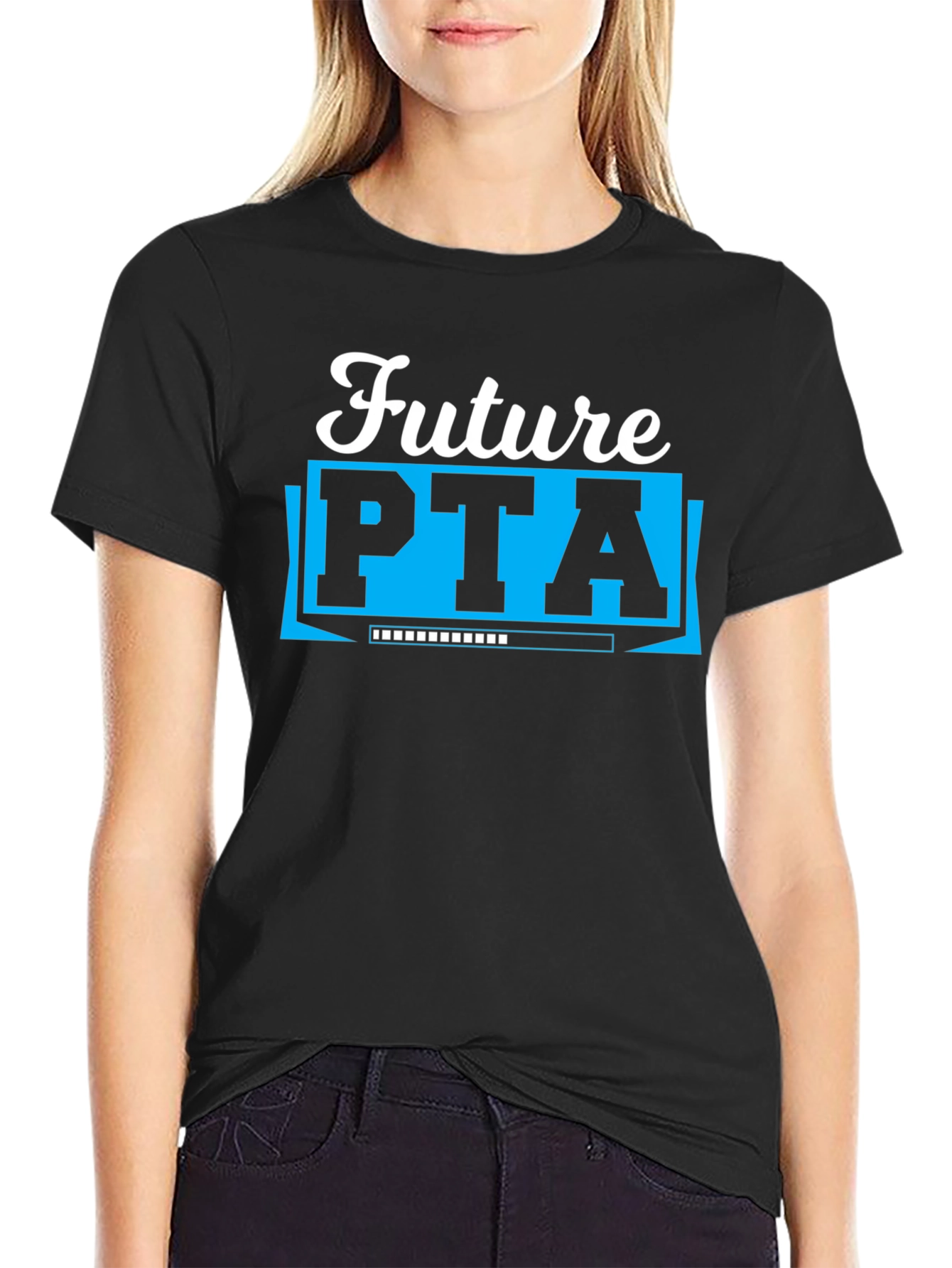 Camiseta Negra Futuro PTA - Diseño Único