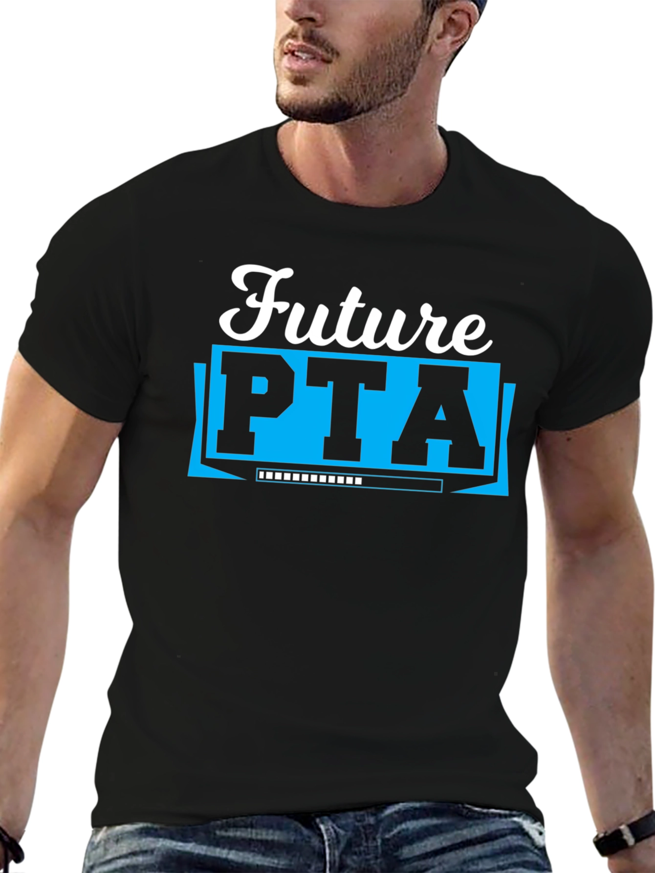 Camiseta Negra Futuro PTA - Diseño Único