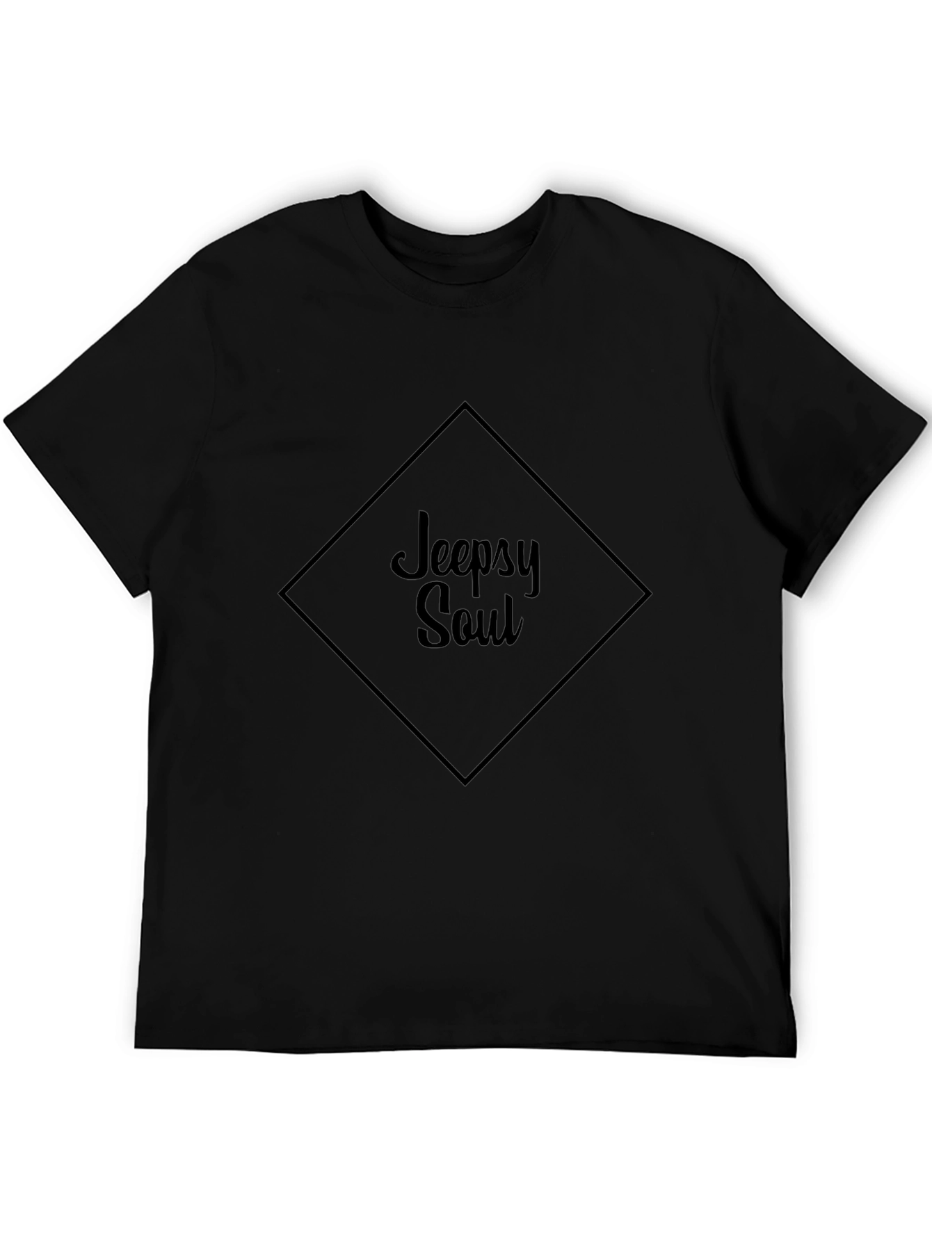 Camiseta Negra Jeepy Soul para Hombre