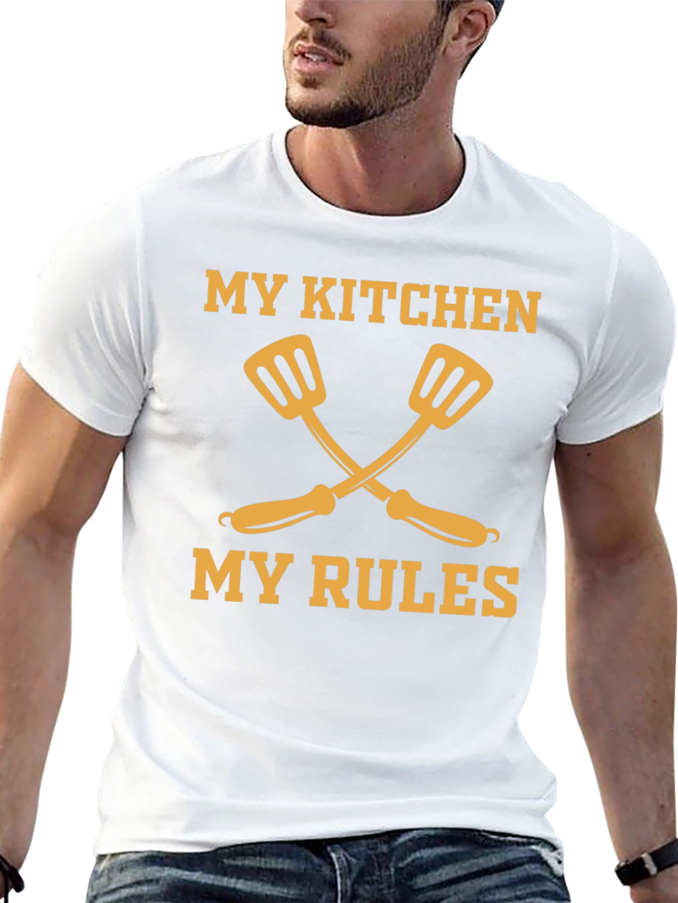 Camiseta Negra Mi Cocina Mis Reglas