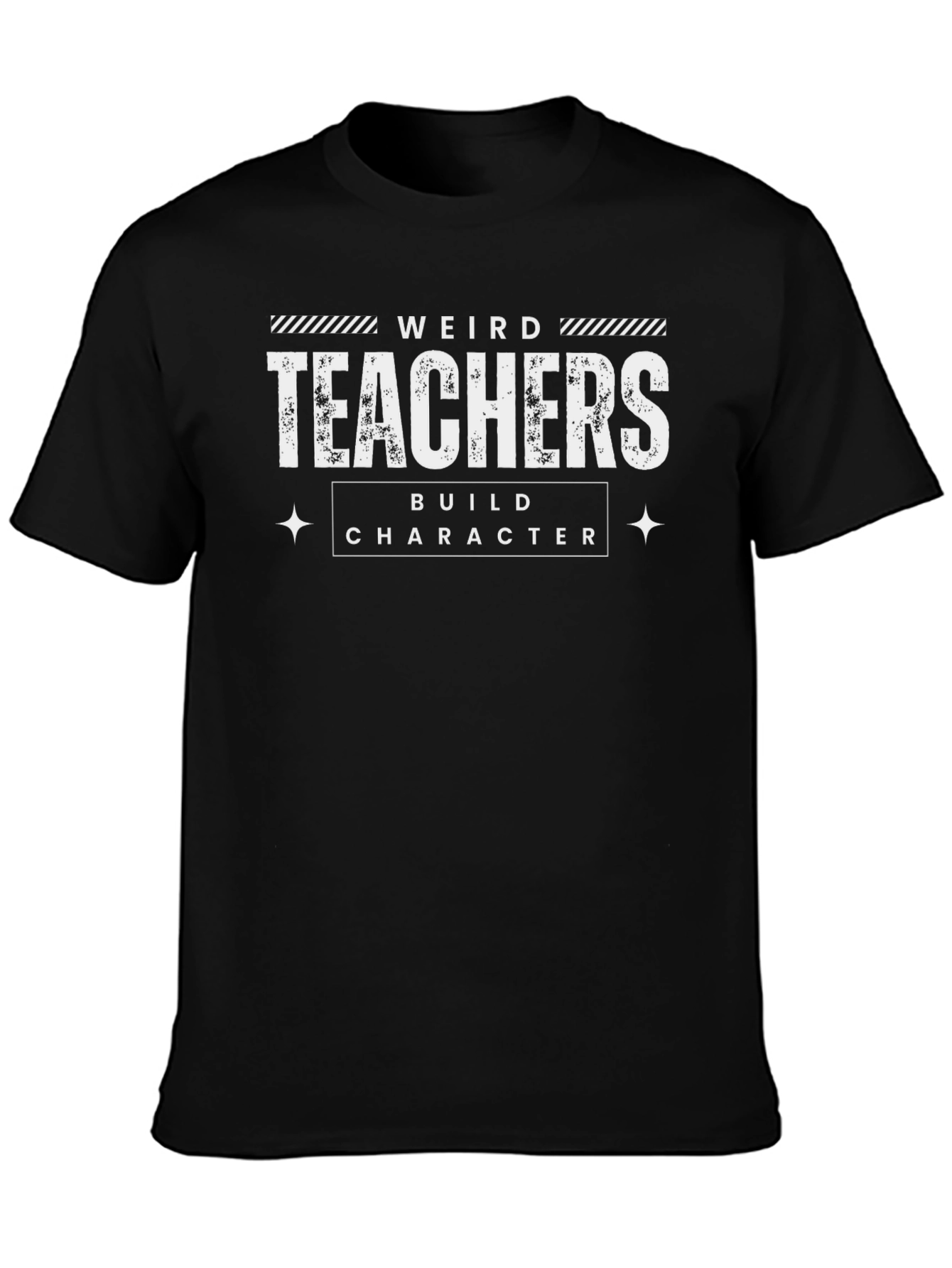 Camiseta Negra: Maestros Extraños Construyen Carácter