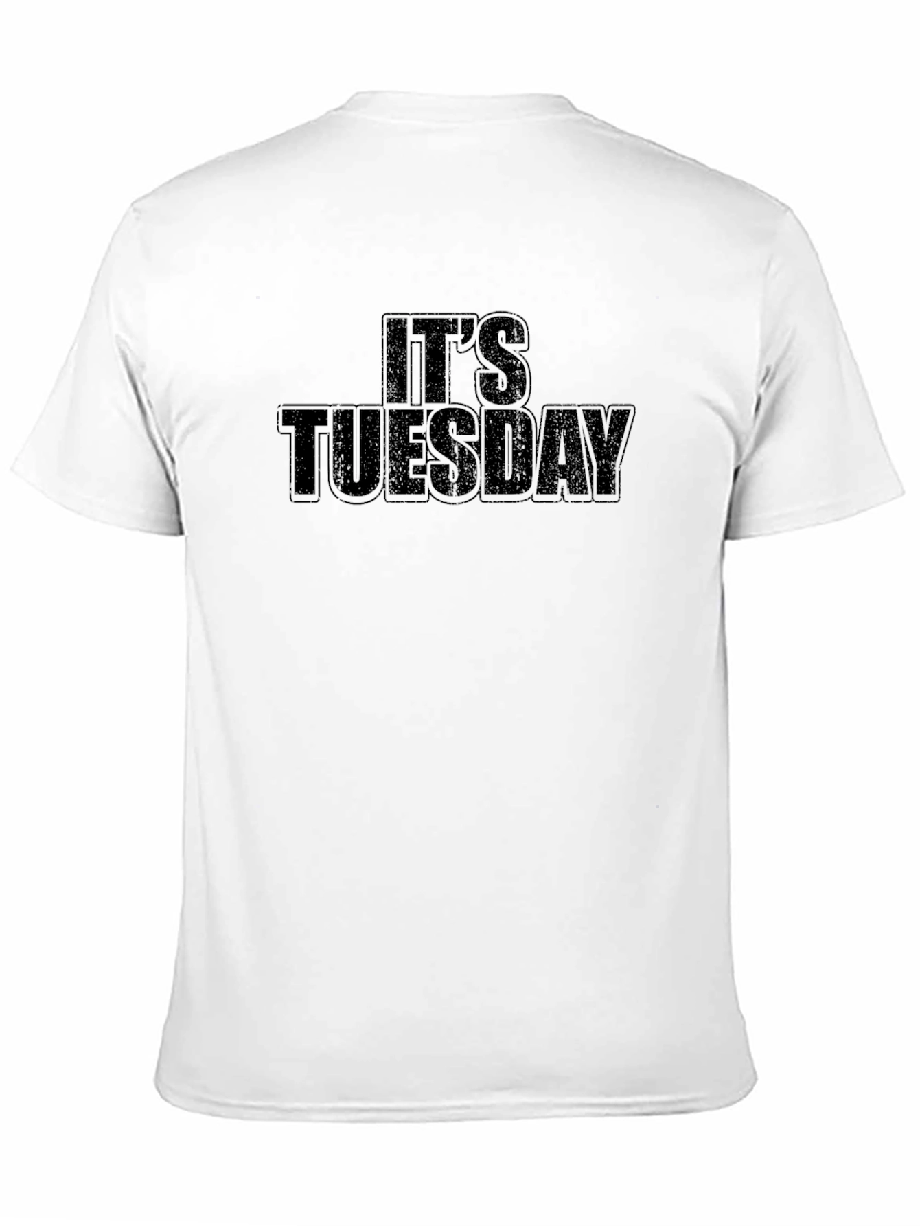Camiseta Negra Es Martes Casual