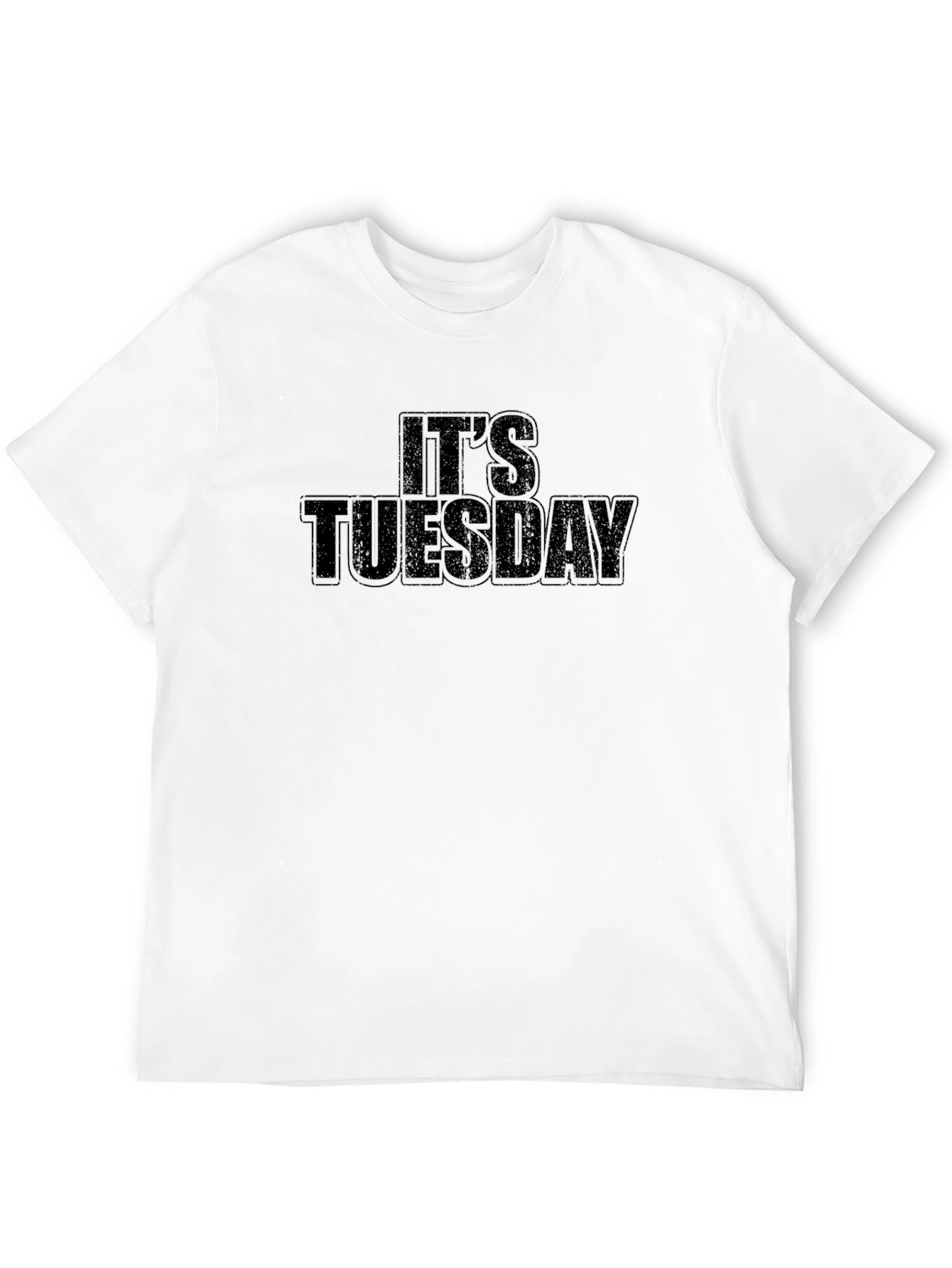 Camiseta Negra Es Martes Casual