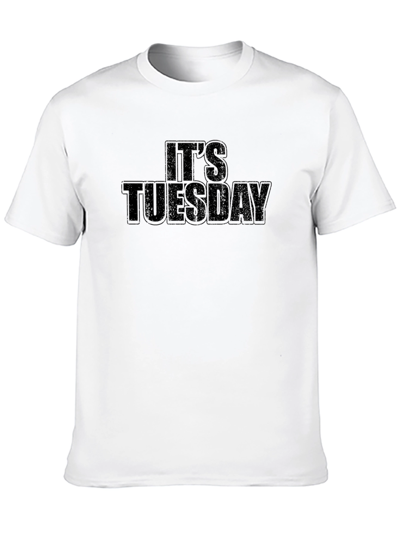 Camiseta Negra Es Martes Casual