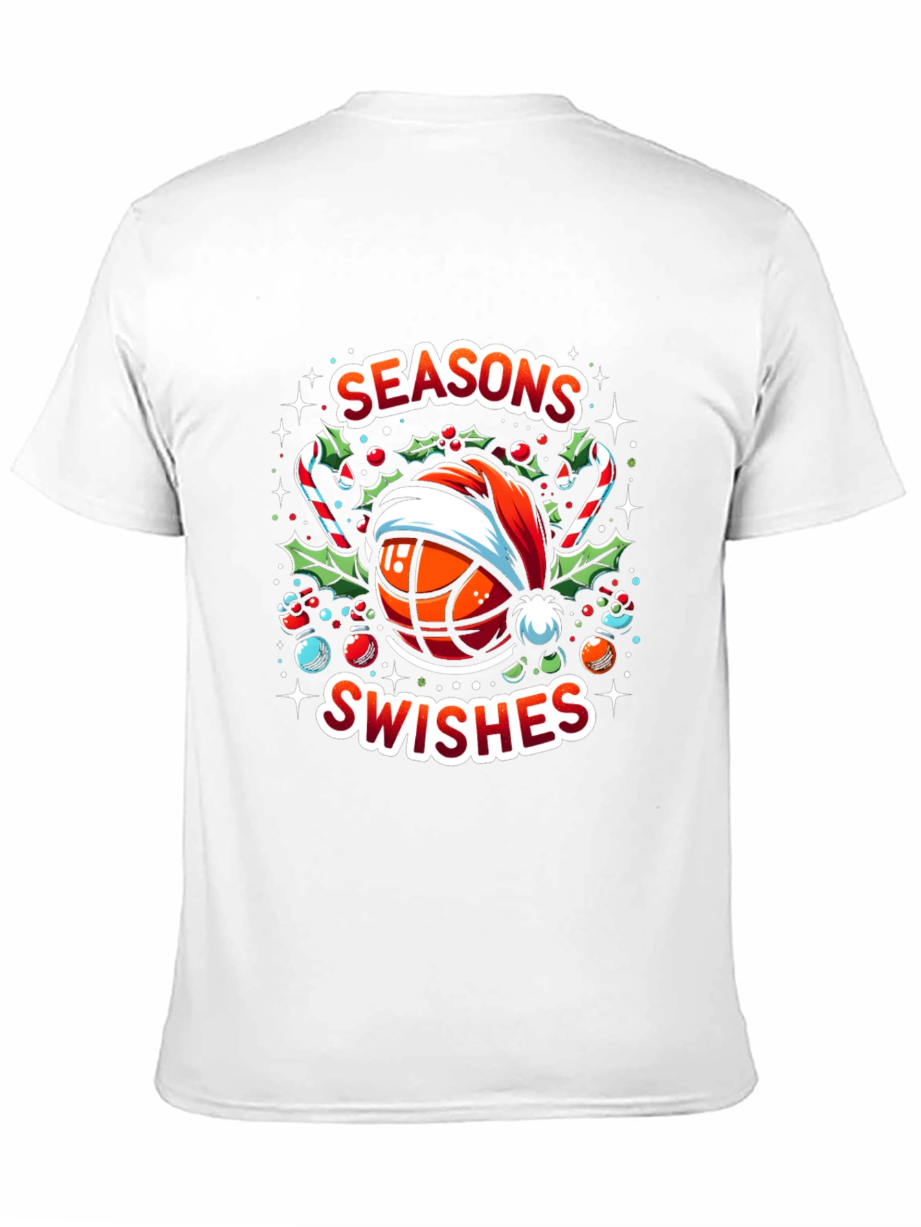 Camiseta Navideña Baloncesto Seasons Swishes