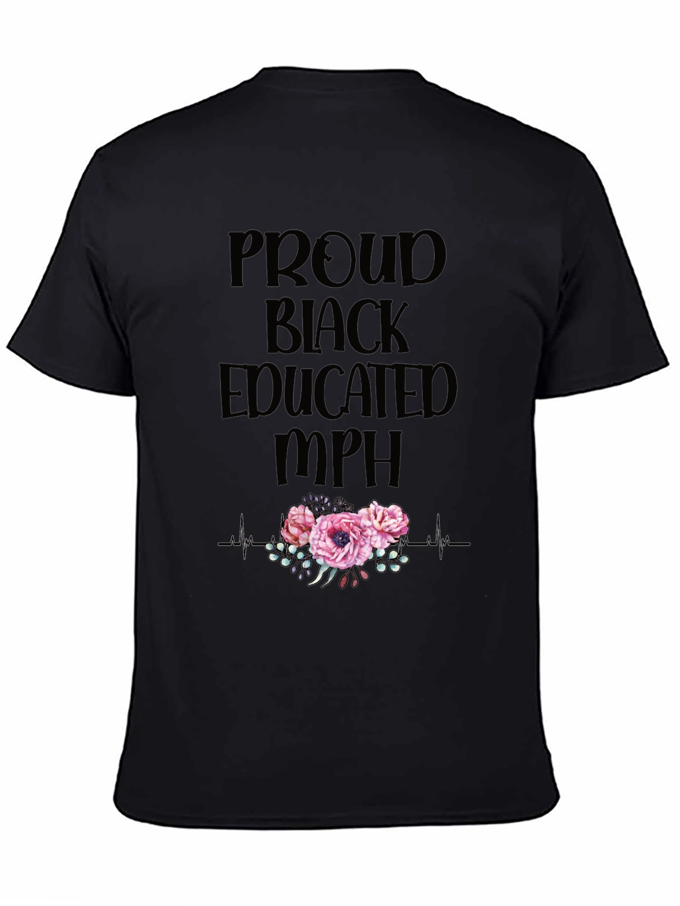 Camiseta Negra: Orgullo Educación y Estilo