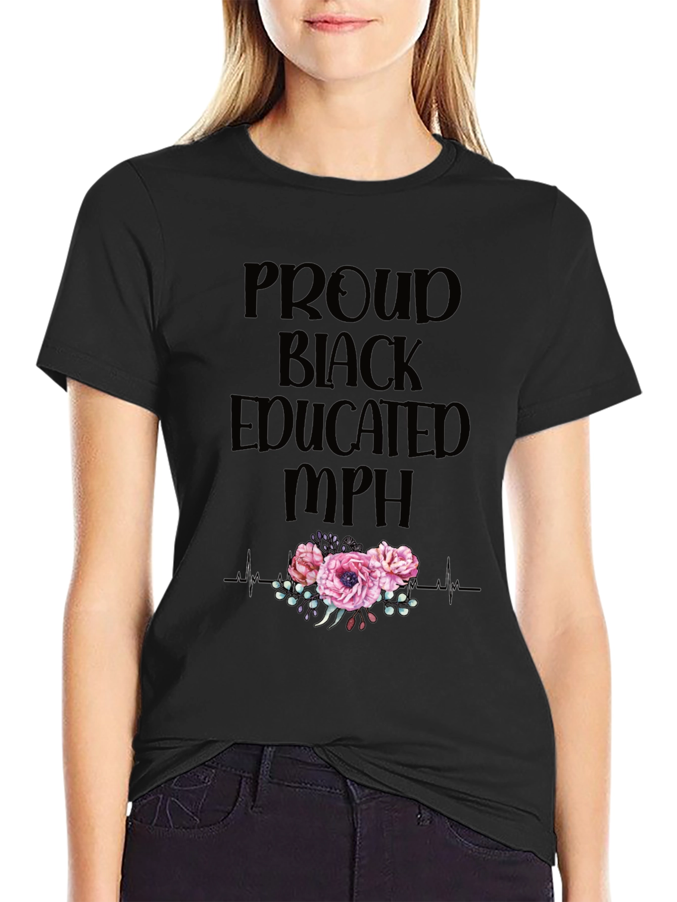 Camiseta Negra: Orgullo Educación y Estilo