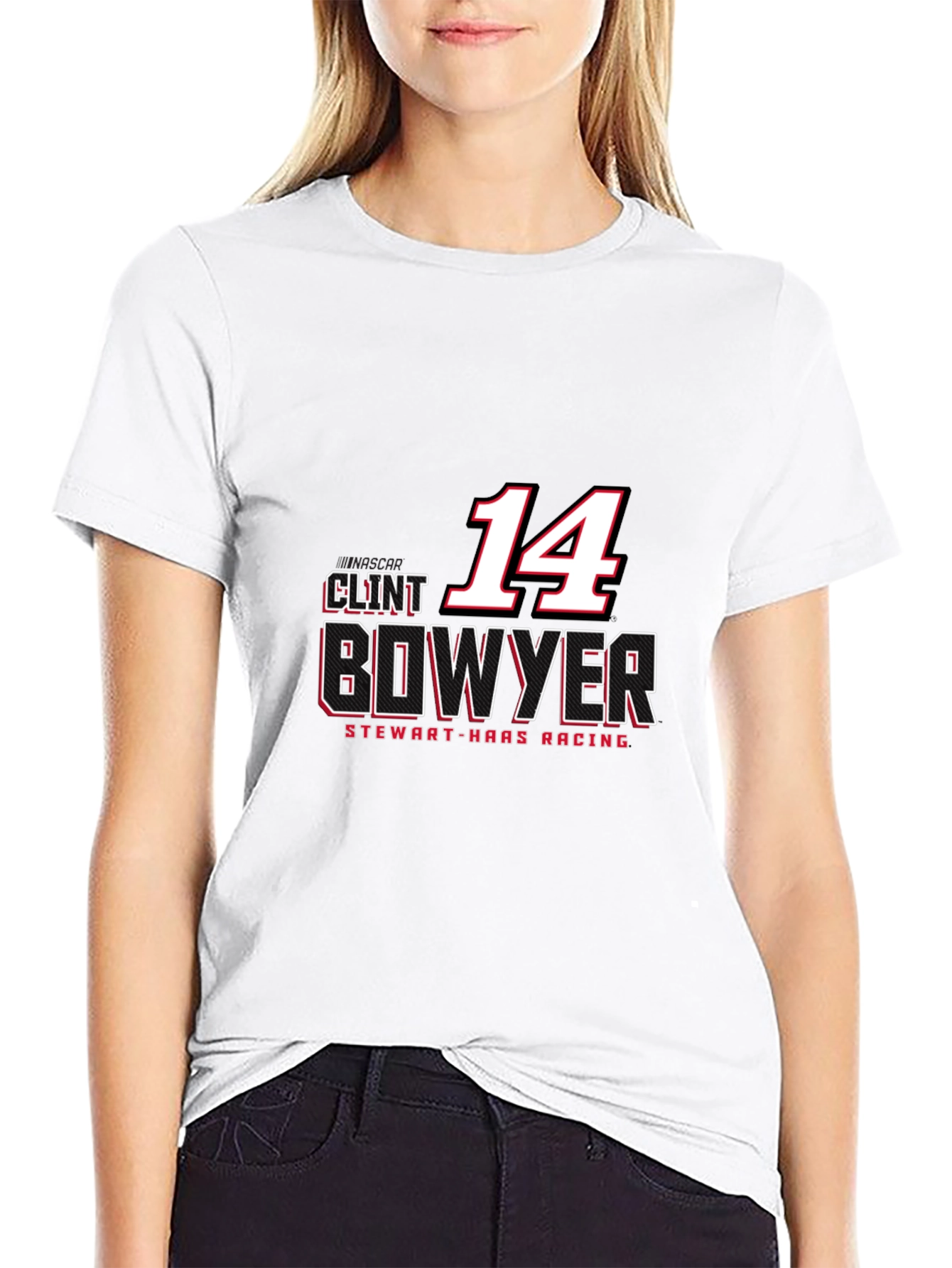 Camiseta Negra Clint Bowyer #14 - NASCAR
