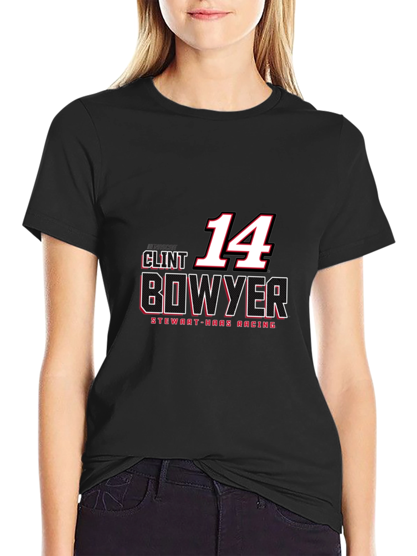 Camiseta Negra Clint Bowyer #14 - NASCAR