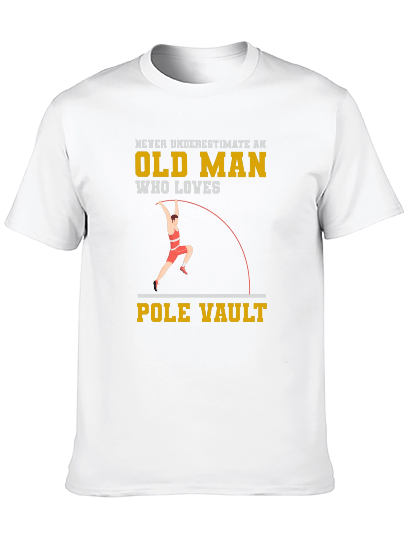 Camiseta Negra Old Man Pole Vault
