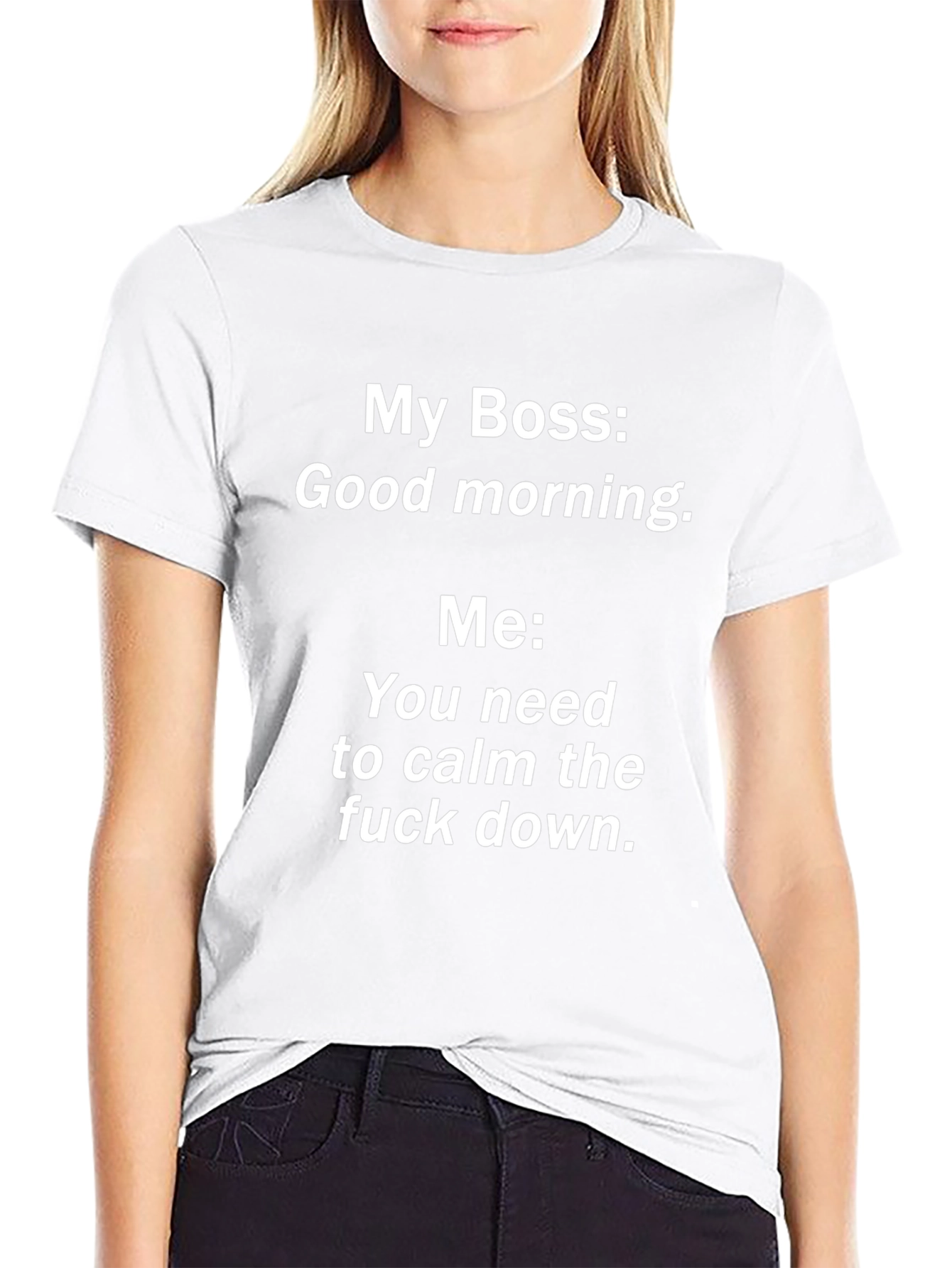 Camiseta Hombre: My Boss Good Morning - Relax