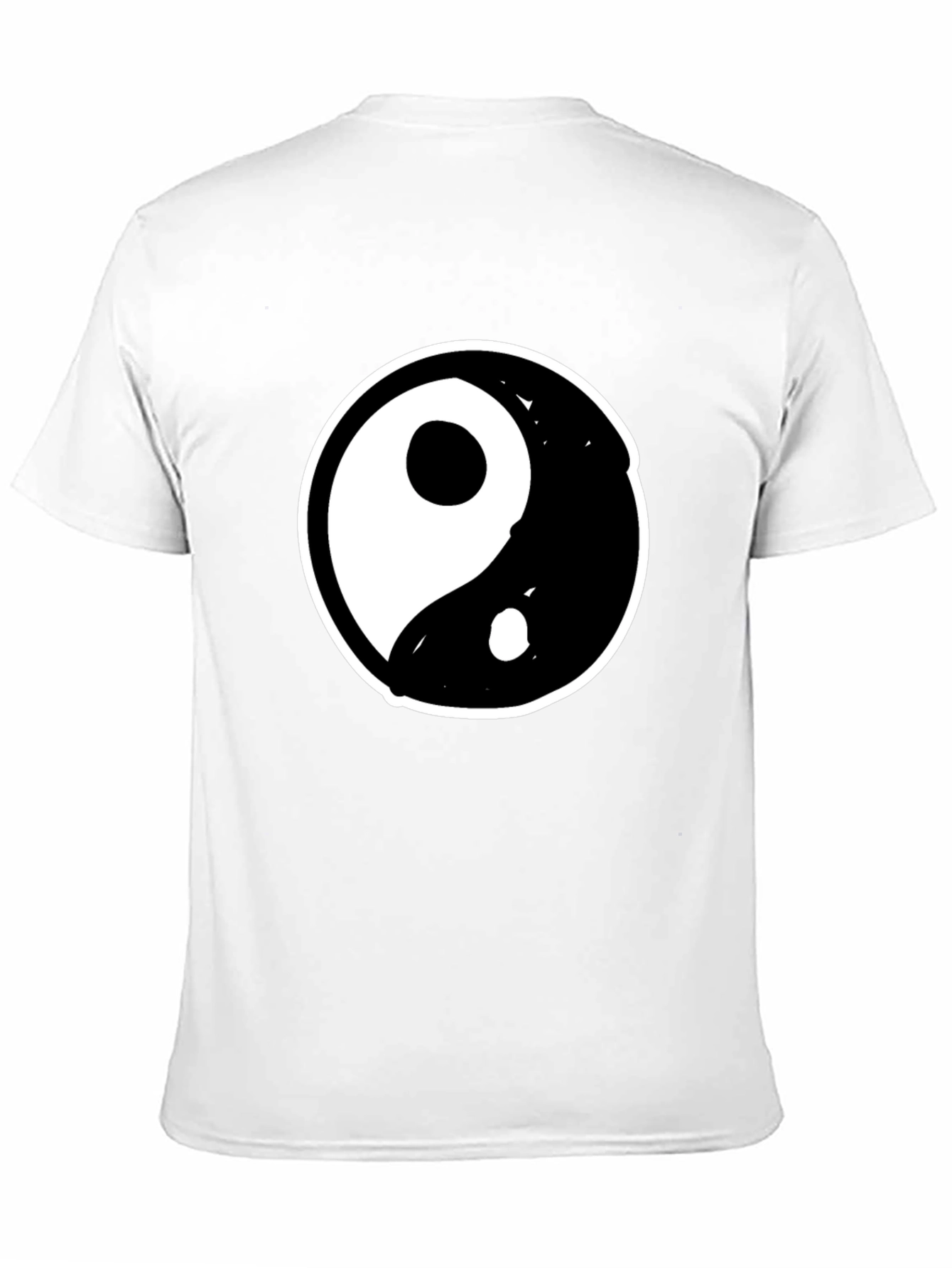 Camiseta Yin Yang Hombre - Diseño Casual Algodón