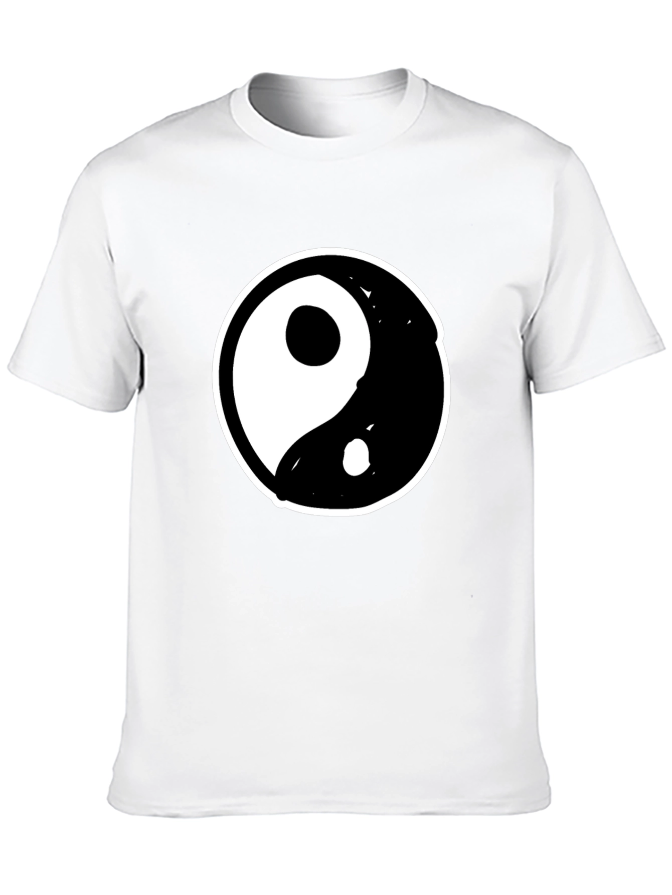 Camiseta Yin Yang Hombre - Diseño Casual Algodón