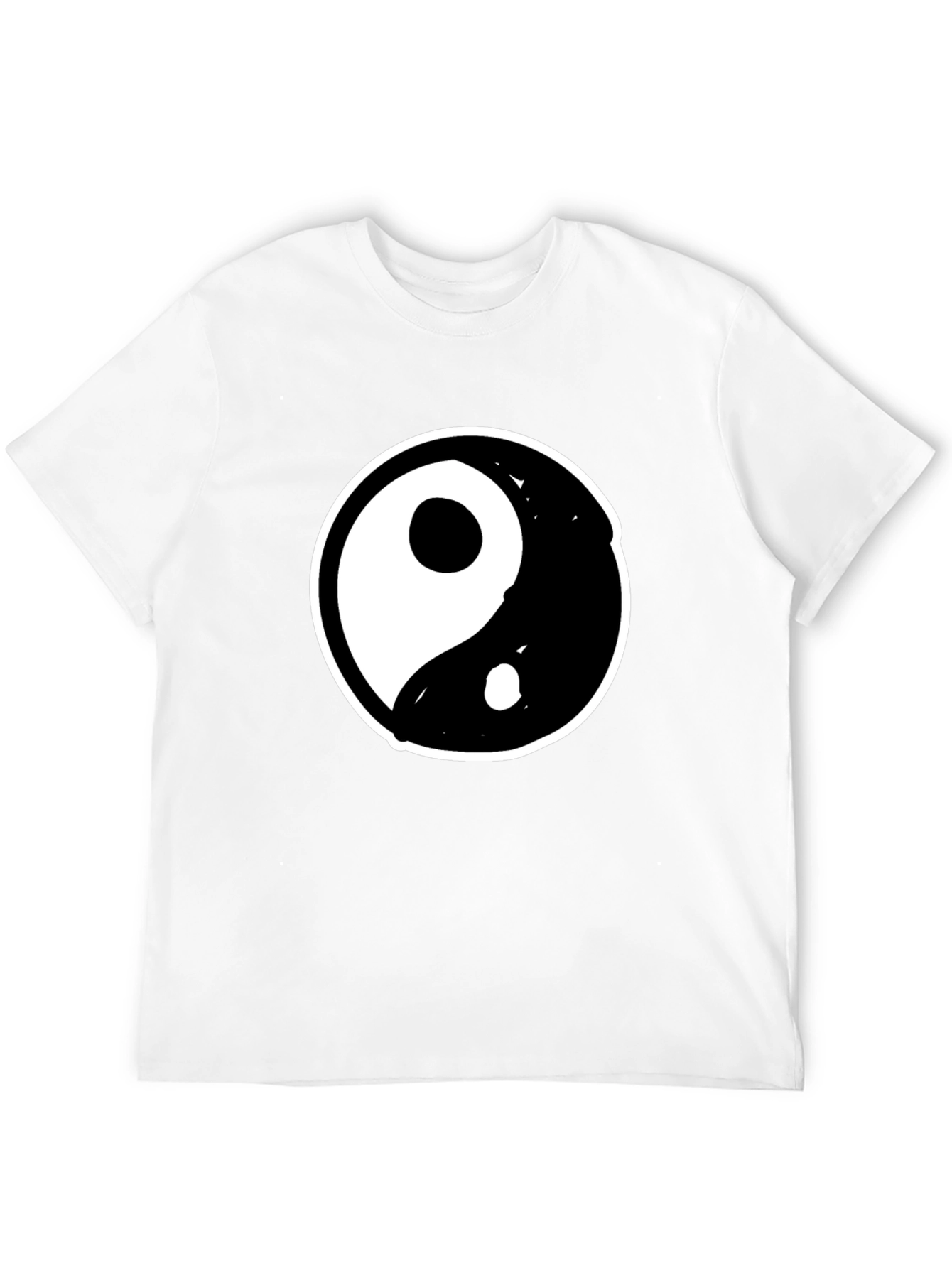 Camiseta Yin Yang Hombre - Diseño Casual Algodón