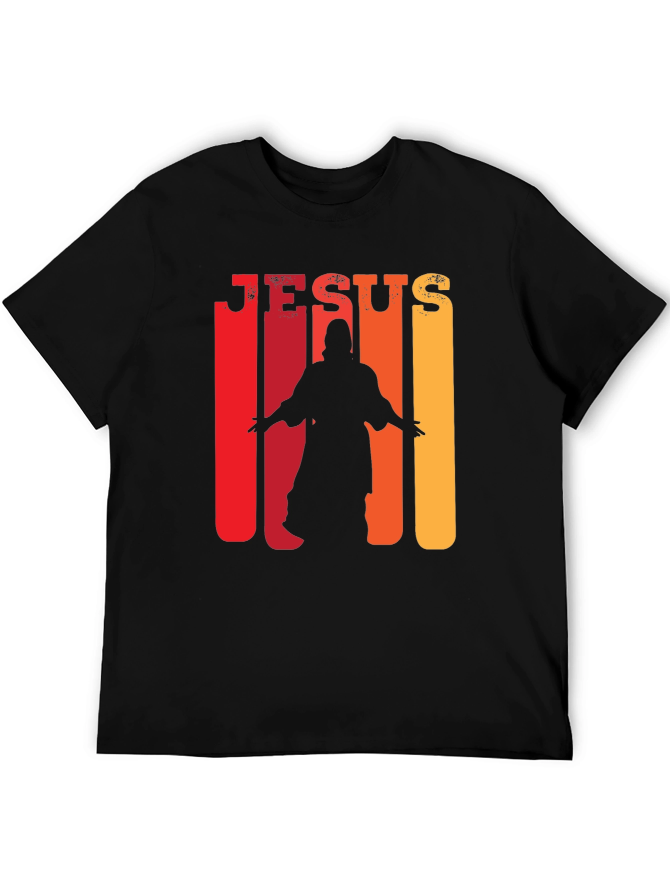 Camiseta Jesús Retro Hombre Algodón Suave Diseño Único
