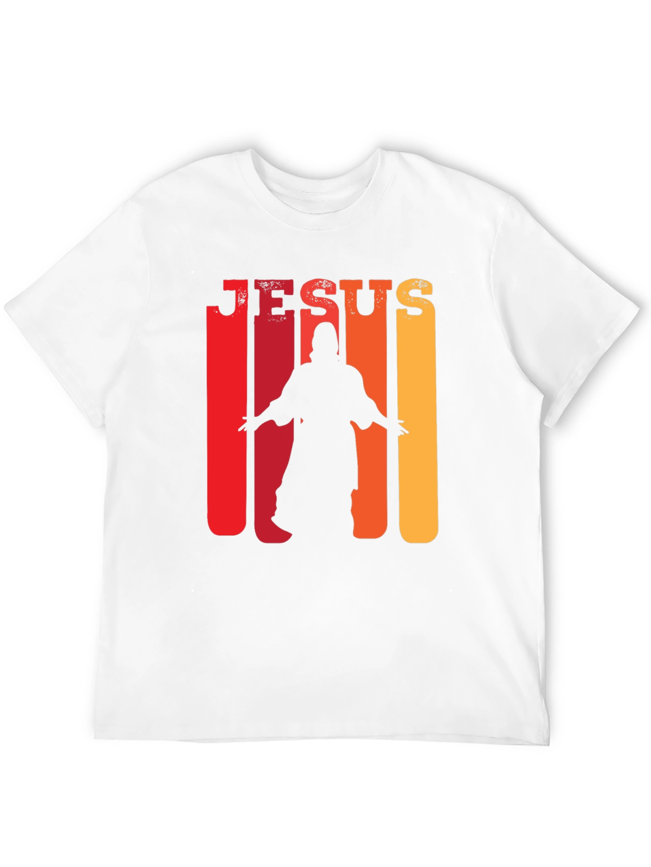 Camiseta Jesús Retro Hombre Algodón Suave Diseño Único