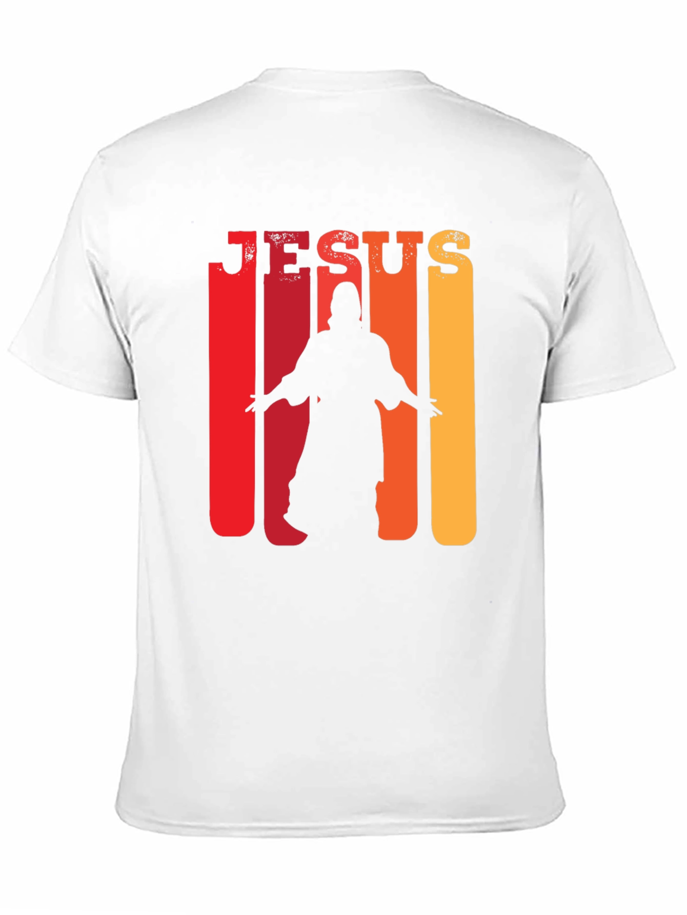 Camiseta Jesús Retro Hombre Algodón Suave Diseño Único