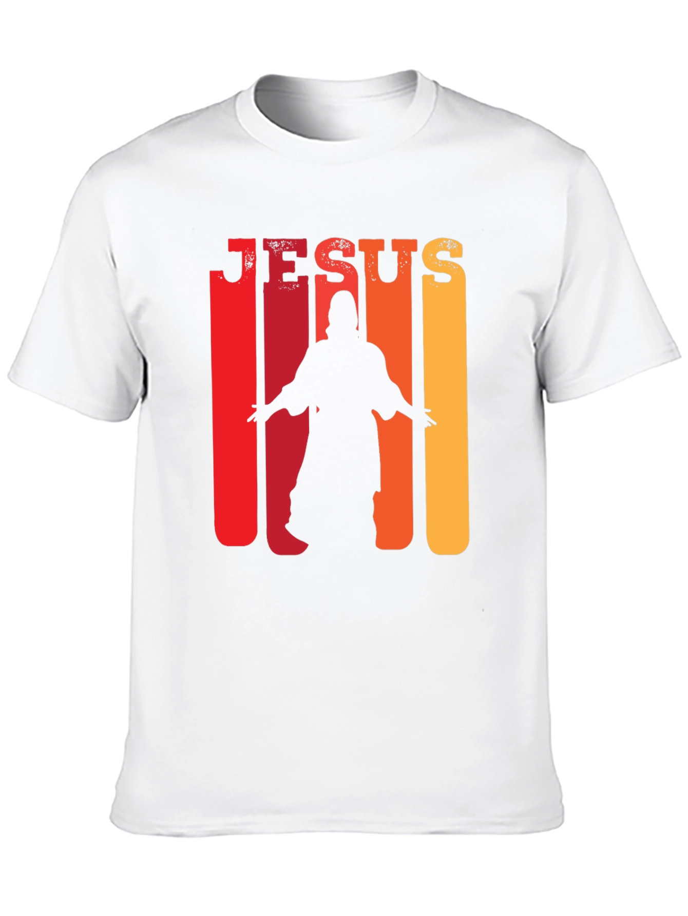 Camiseta Jesús Retro Hombre Algodón Suave Diseño Único