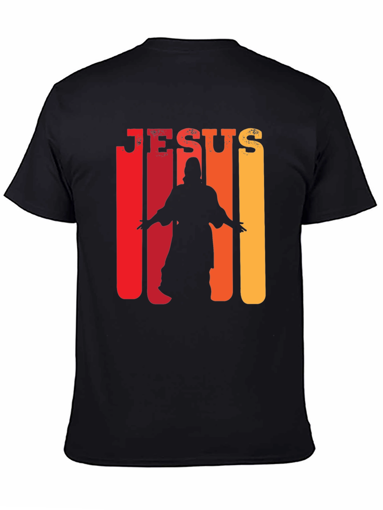 Camiseta Jesús Retro Hombre Algodón Suave Diseño Único