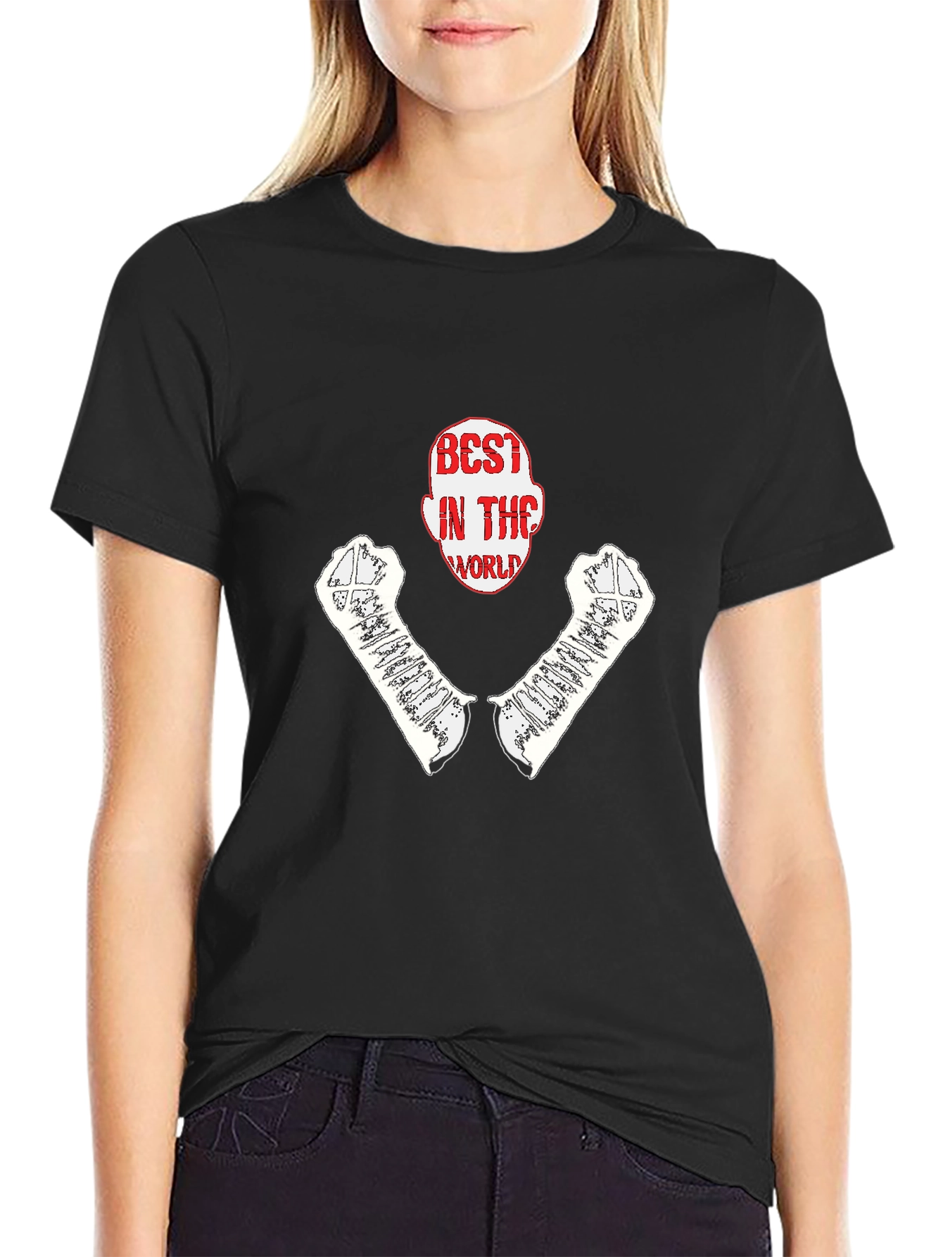 Camiseta Hombre Negra - Best in the World