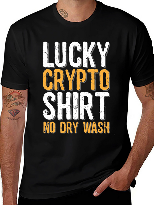 Camiseta Lucky Crypto - ¡Sin Lavado en Seco!