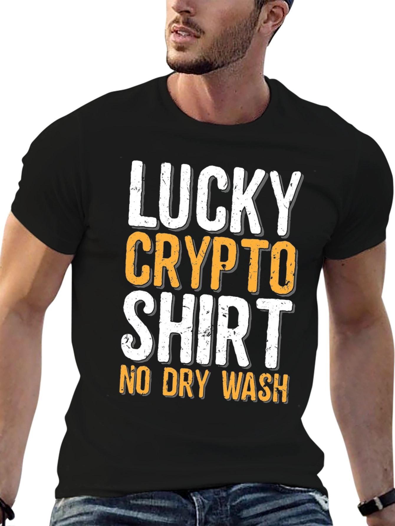 Camiseta Lucky Crypto - ¡Sin Lavado en Seco!