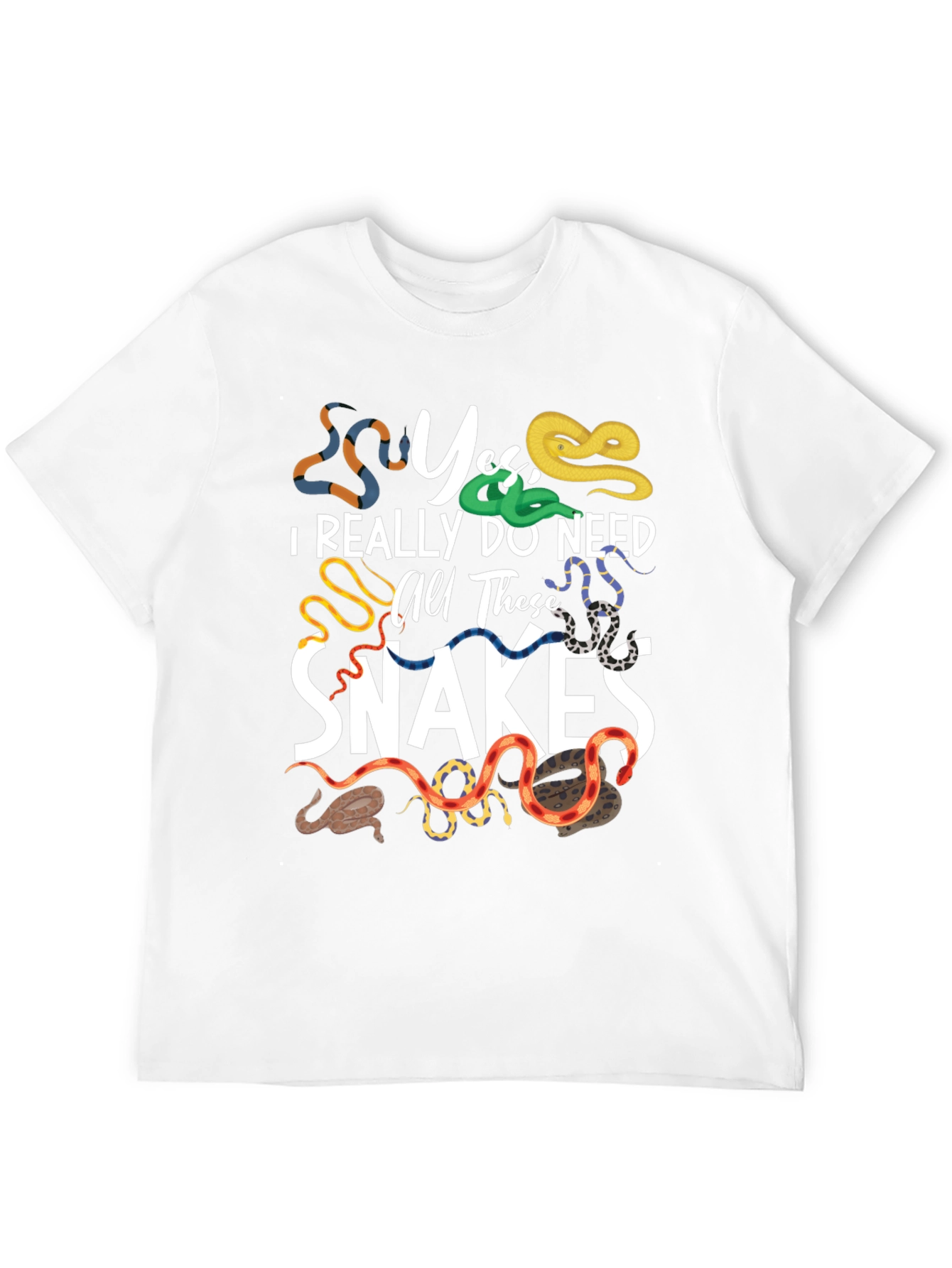 Camiseta Sí necesito todas estas serpientes