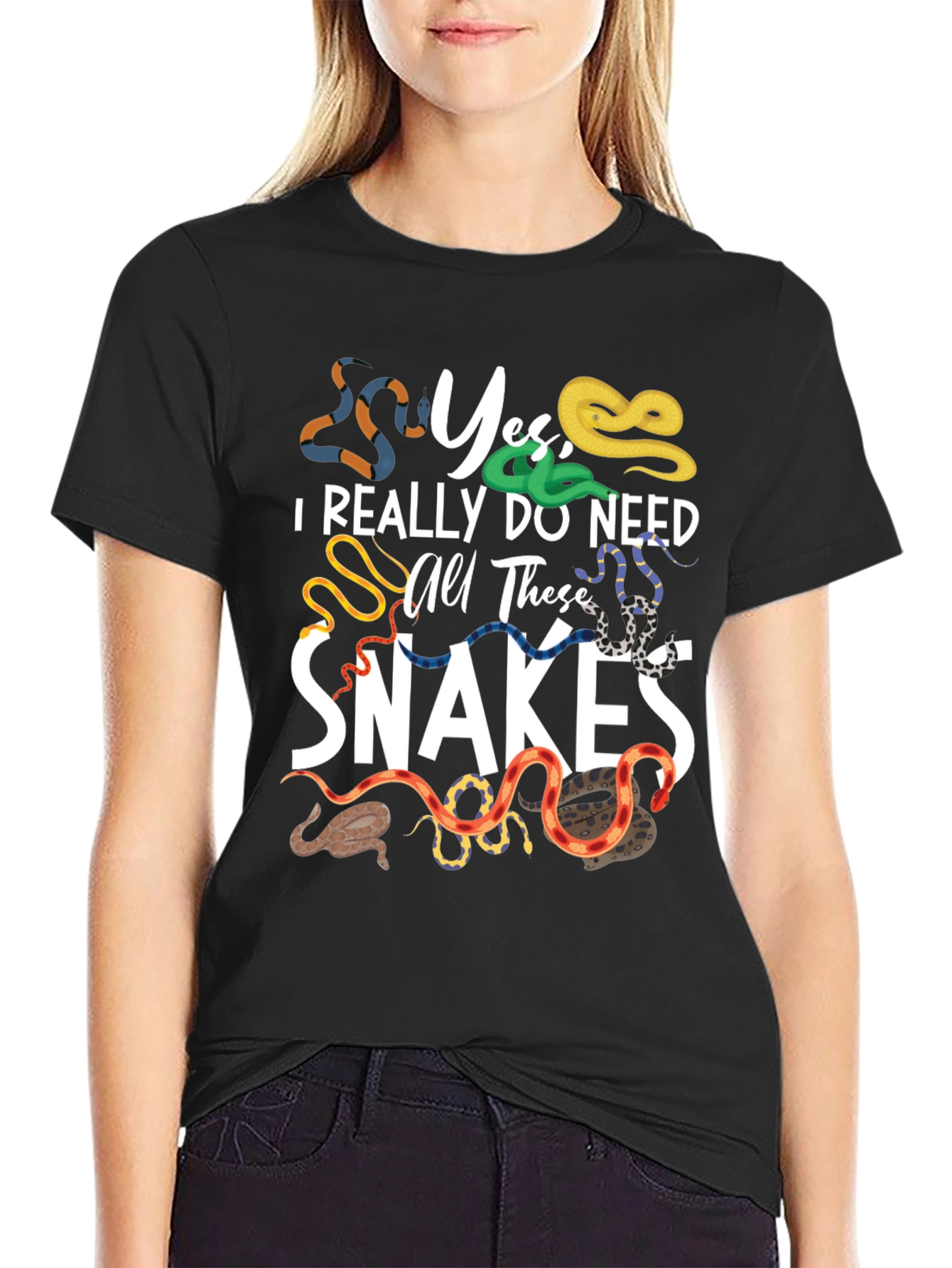 Camiseta Sí necesito todas estas serpientes