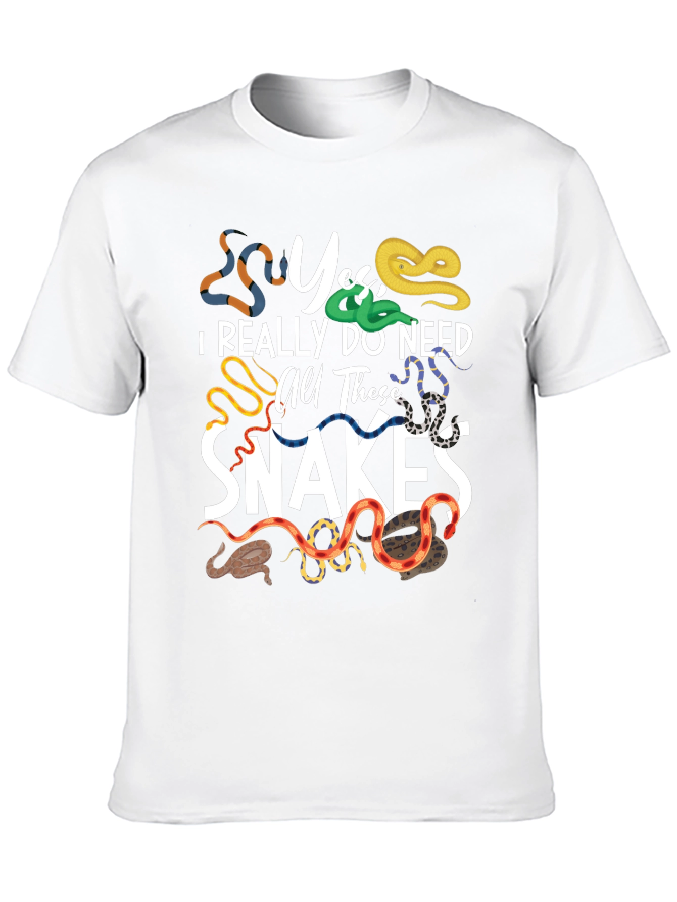 Camiseta Sí necesito todas estas serpientes