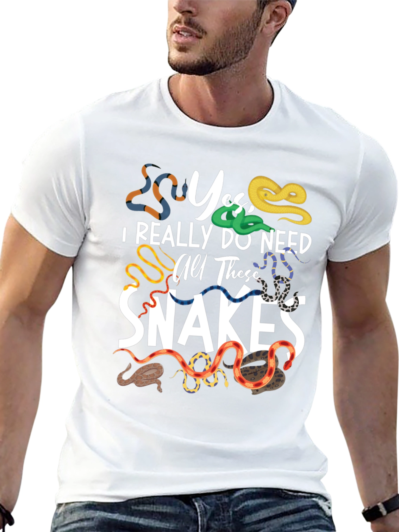 Camiseta Sí necesito todas estas serpientes