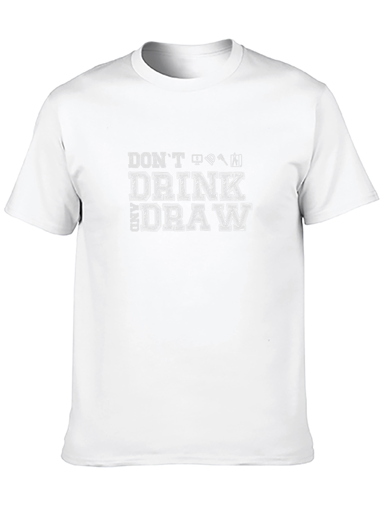 Camiseta Negra Dont Drink and Draw para Artistas