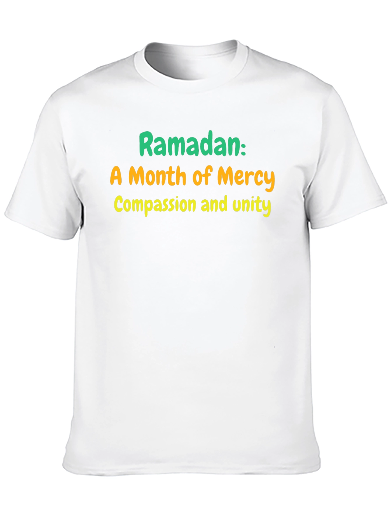 Camiseta Negra: Ramadán Mes de Misericordia