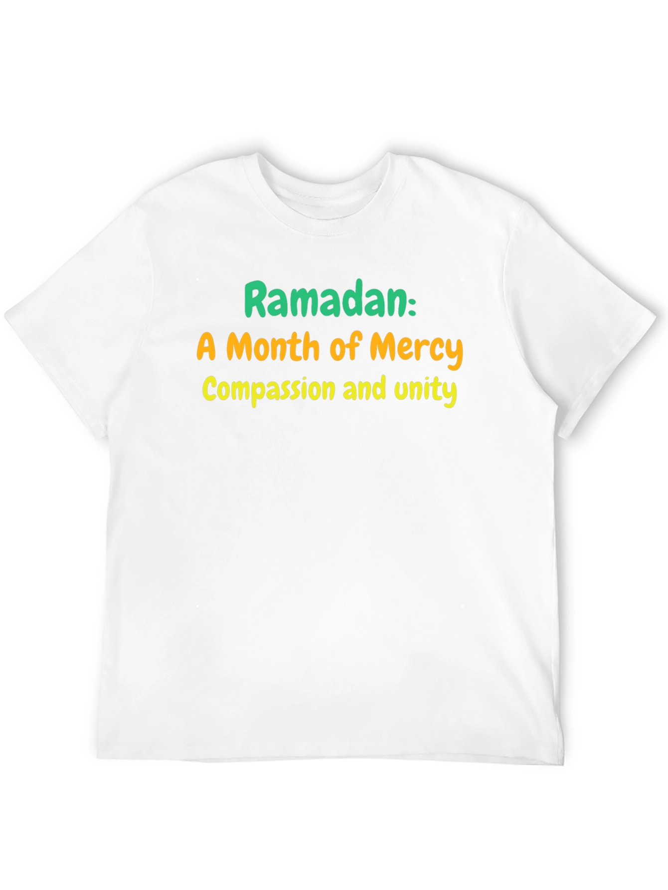 Camiseta Negra: Ramadán Mes de Misericordia
