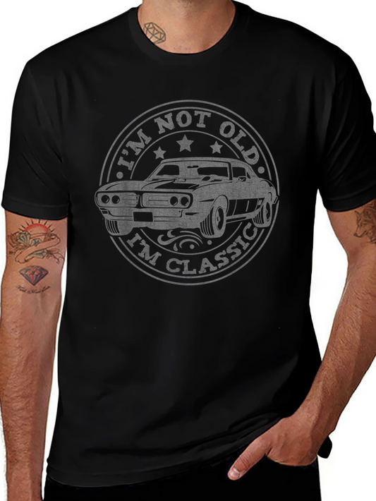 Camiseta Hombre Clásica - No Soy Viejo Soy Clásico