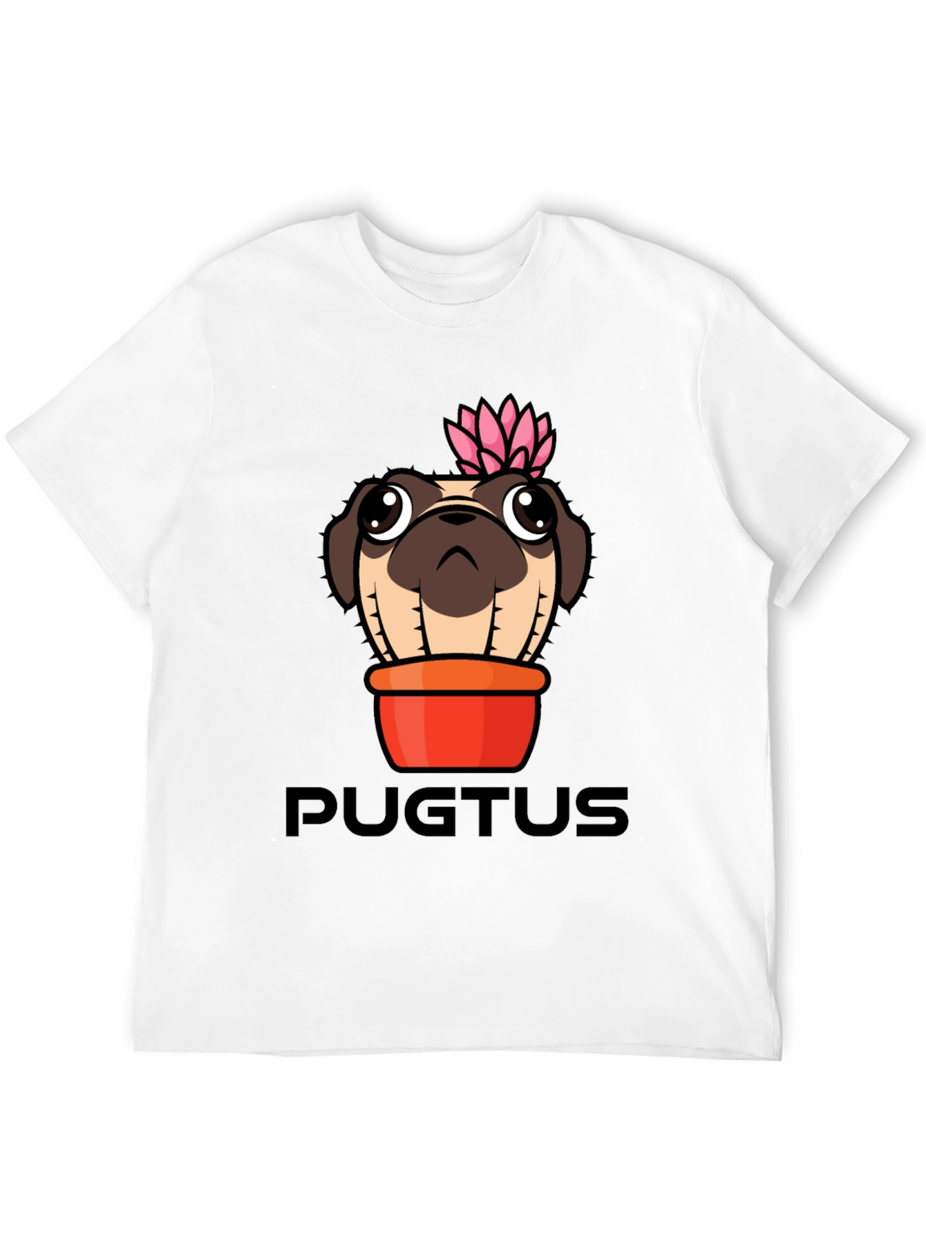 Camiseta Negra Pugtus Original y Divertida