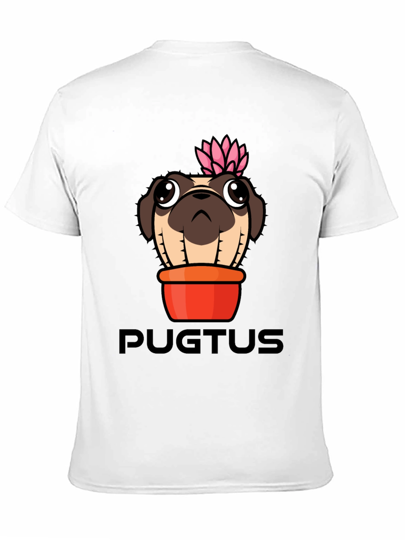 Camiseta Negra Pugtus Original y Divertida