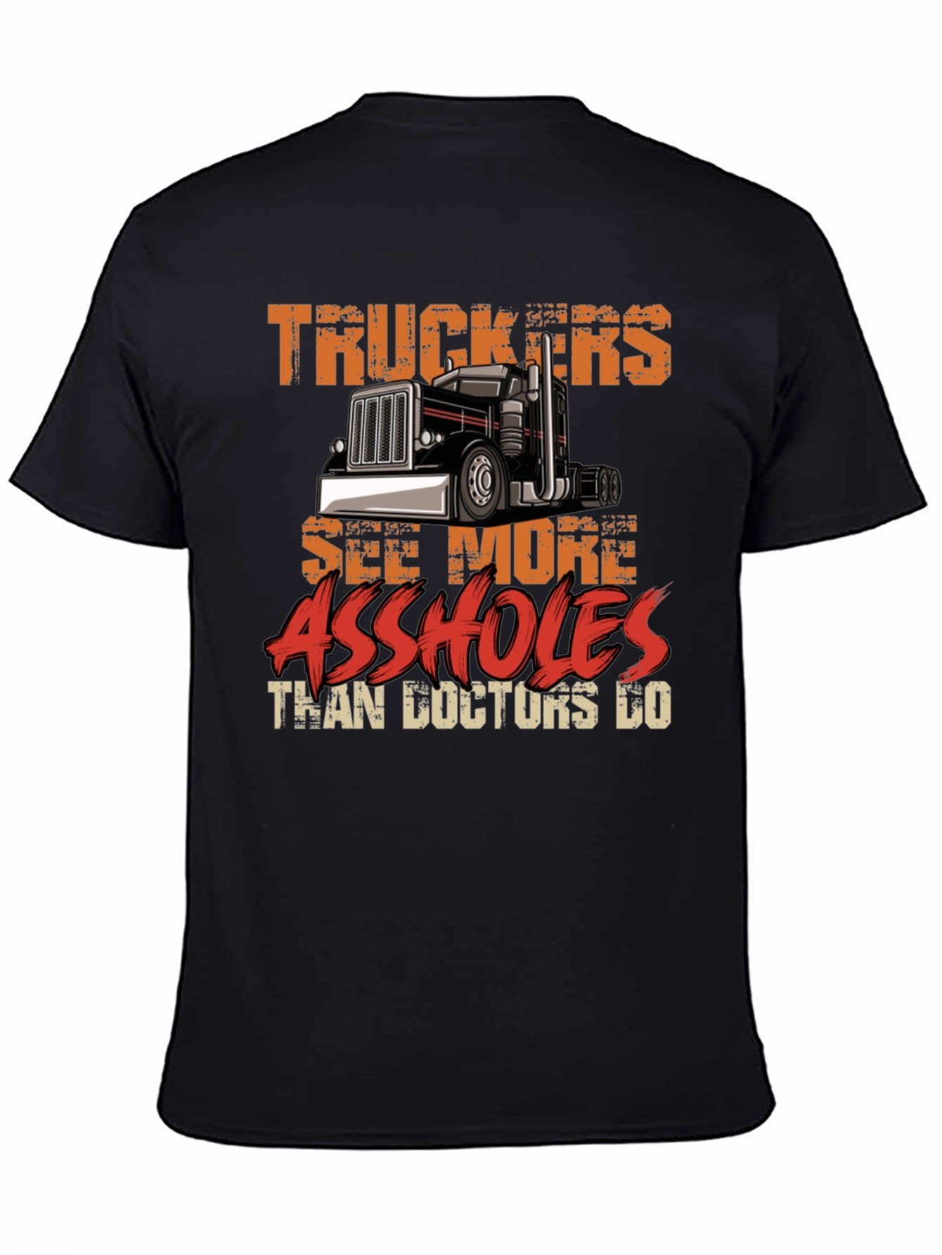 Camiseta Negra Truckers