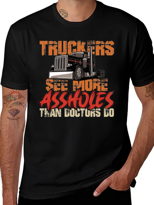 Camiseta Negra Truckers