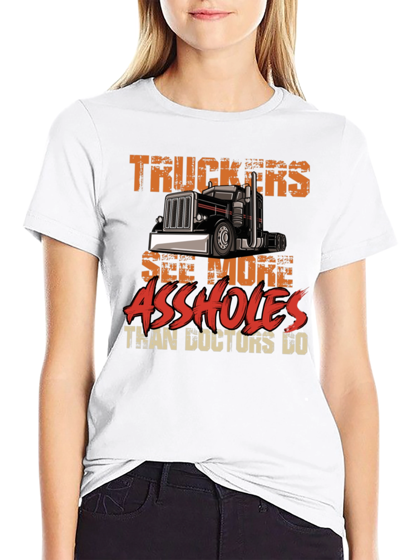 Camiseta Negra Truckers