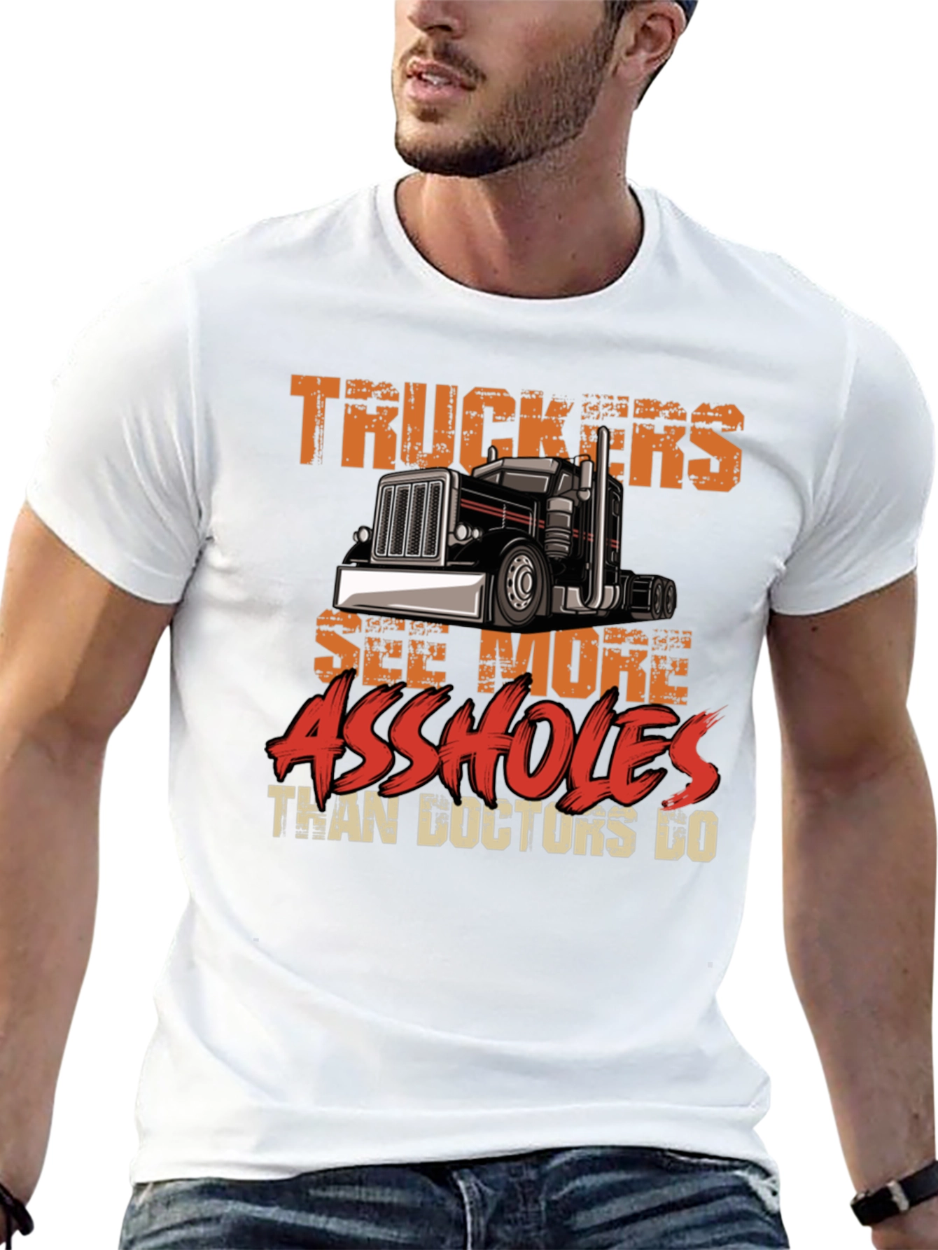 Camiseta Negra Truckers