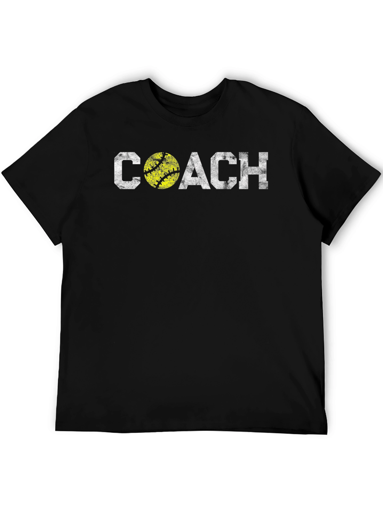 Camiseta Negra Coach Softball