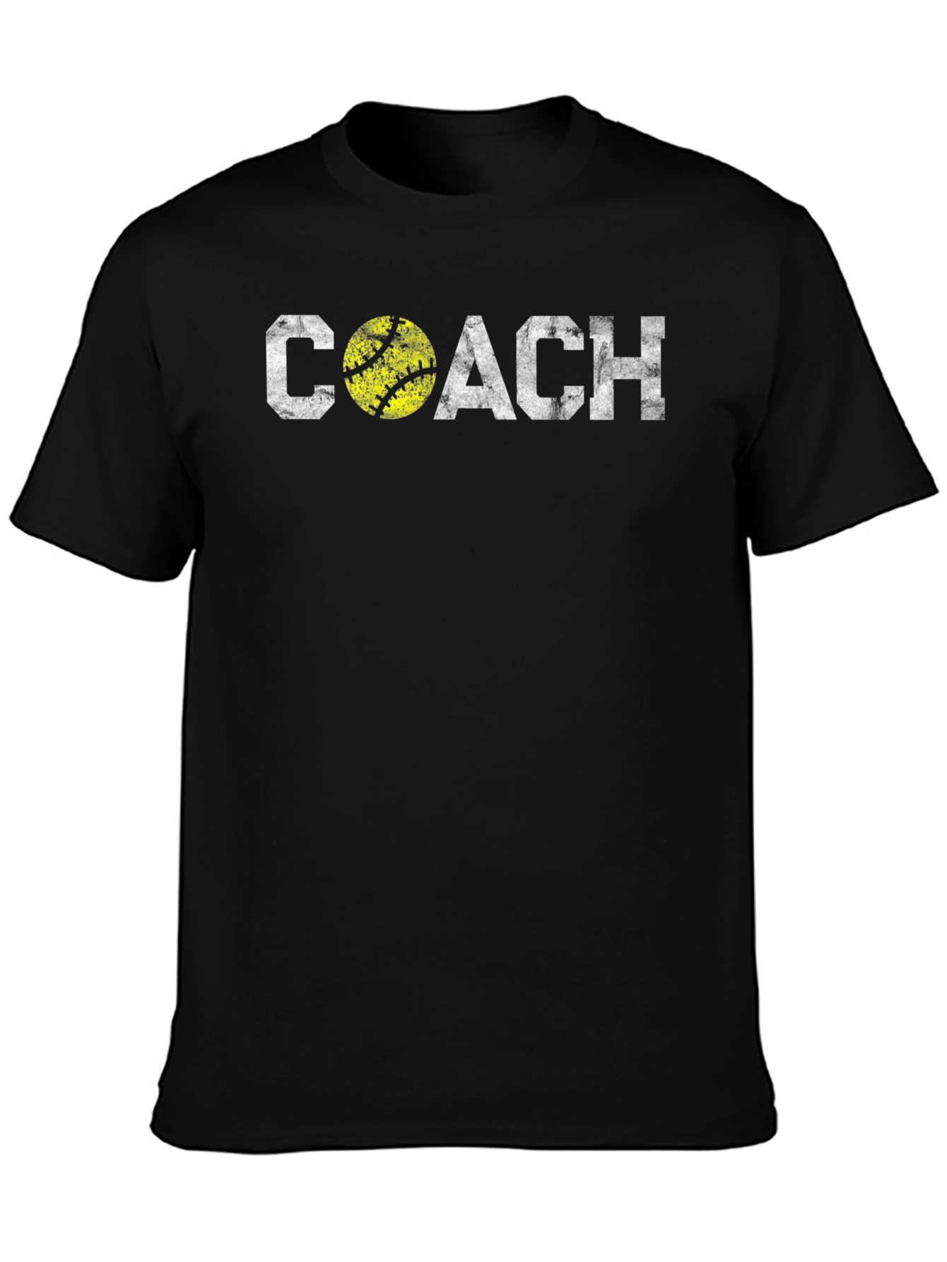 Camiseta Negra Coach Softball
