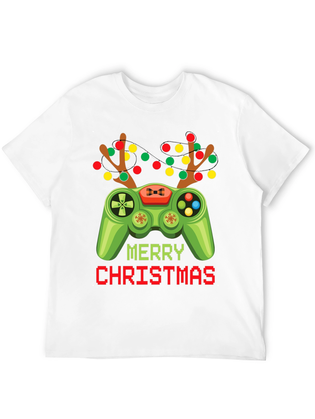 Camiseta Navideña Gamer - Feliz Navidad