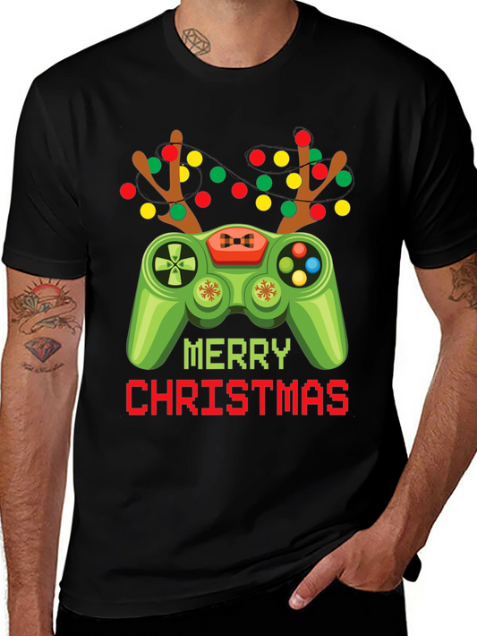 Camiseta Navideña Gamer - Feliz Navidad