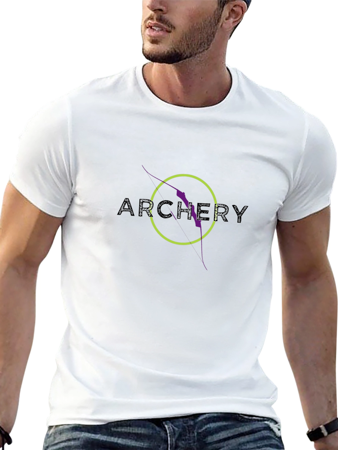 Camiseta Negra Archery - Diseño Único