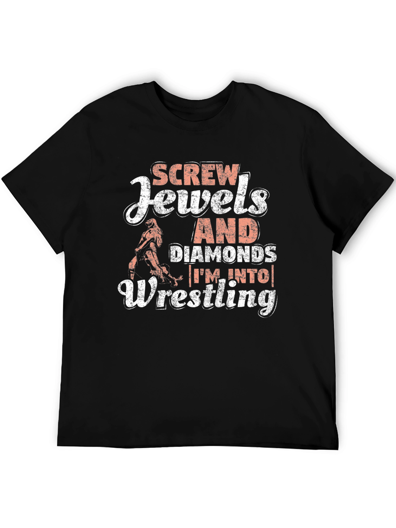 Camiseta Negra Wrestling: Para Fans de la Lucha Libre